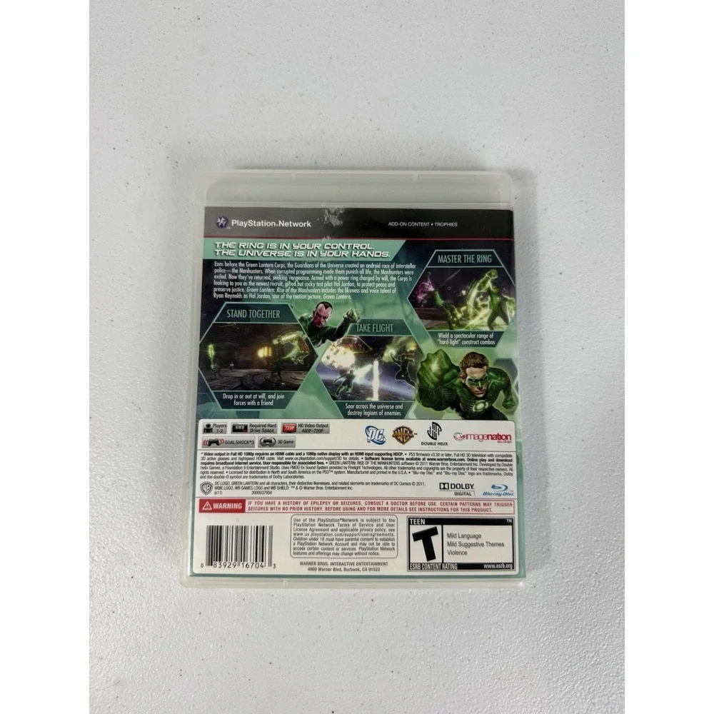 Green Lantern: Rise of the Manhunters (Sony PlayStation 3, 2011)